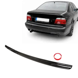 bmw e39 m5 stiliaus spoileris blizgus juodas pagrindinė