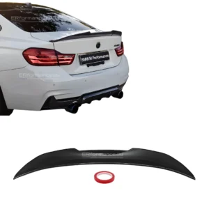 bmw f32 spoileris psm stiliaus blizgus juodas pagrindinė