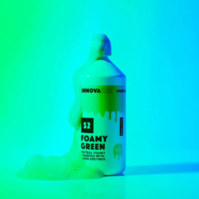 aktyvios putos žalios innovacar green 1000 ml 1l aktyvios kvapnios su fonu
