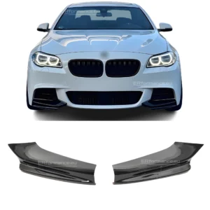 bmw f10 f11 spliteriai pažeminimai blizgūs juodi m tech bamperiui priekiniai pagrindinė