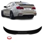 bmw f30 psm spoileris blizgus juodas pagrindinė