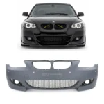 bmw e60 e61 m5 look priekinis bamperis su pdc lci facelift pagrindinė