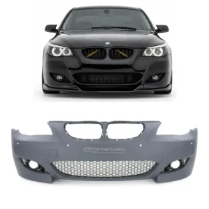 bmw e60 e61 m5 look priekinis bamperis su pdc lci facelift pagrindinė