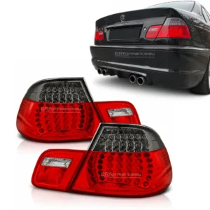bmw e46 galiniai žibintai coupe led tamsinti pagrindinė