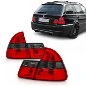 bmw e46 galiniai žibintai touring universalo tamsinti pagrindinė
