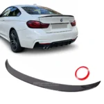 bmw f32 m performance spoileris blizgus juodas pagrindinė