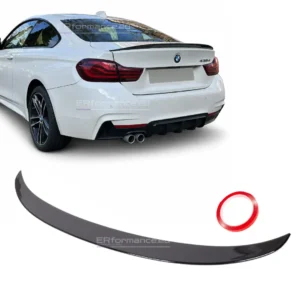 bmw f32 m performance spoileris blizgus juodas pagrindinė