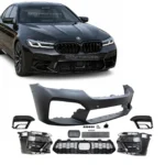 bmw g30 g31 lci m5 look priekinis bamperis gruntuotas pagrindinė