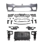 bmw g30 g31 m5 look priekinis bamperis pre lci iš arti